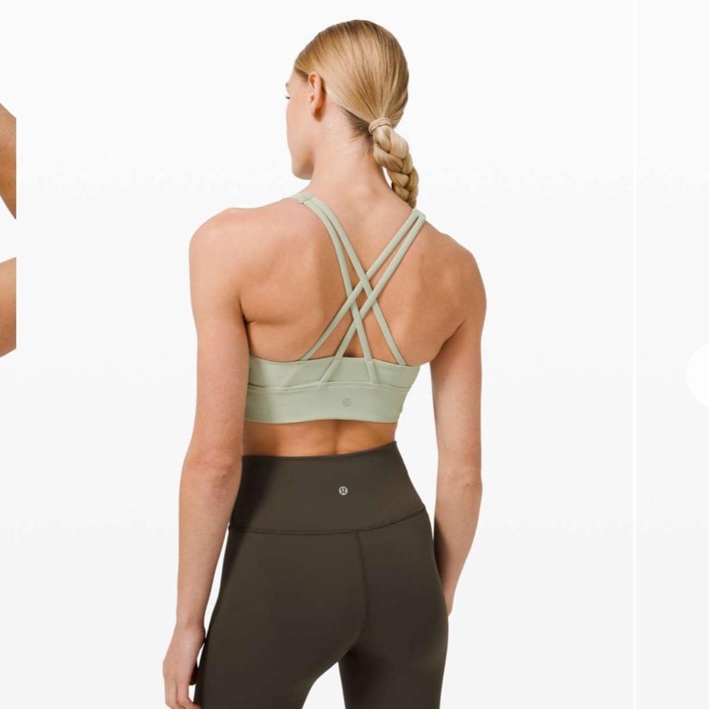 Lululemon Energy Bra- High Neck, SOUL CYCLE Size 6